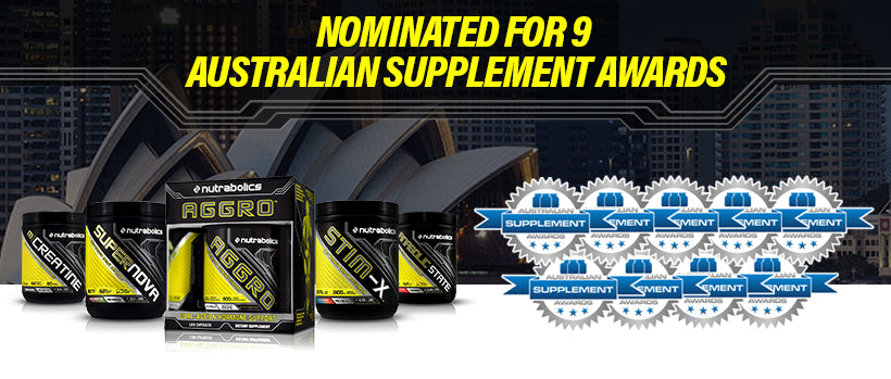 Nutrabolics nominated for 9 Australian Supplement Awards